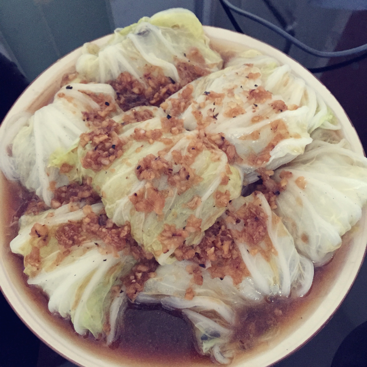肉酿白菜卷