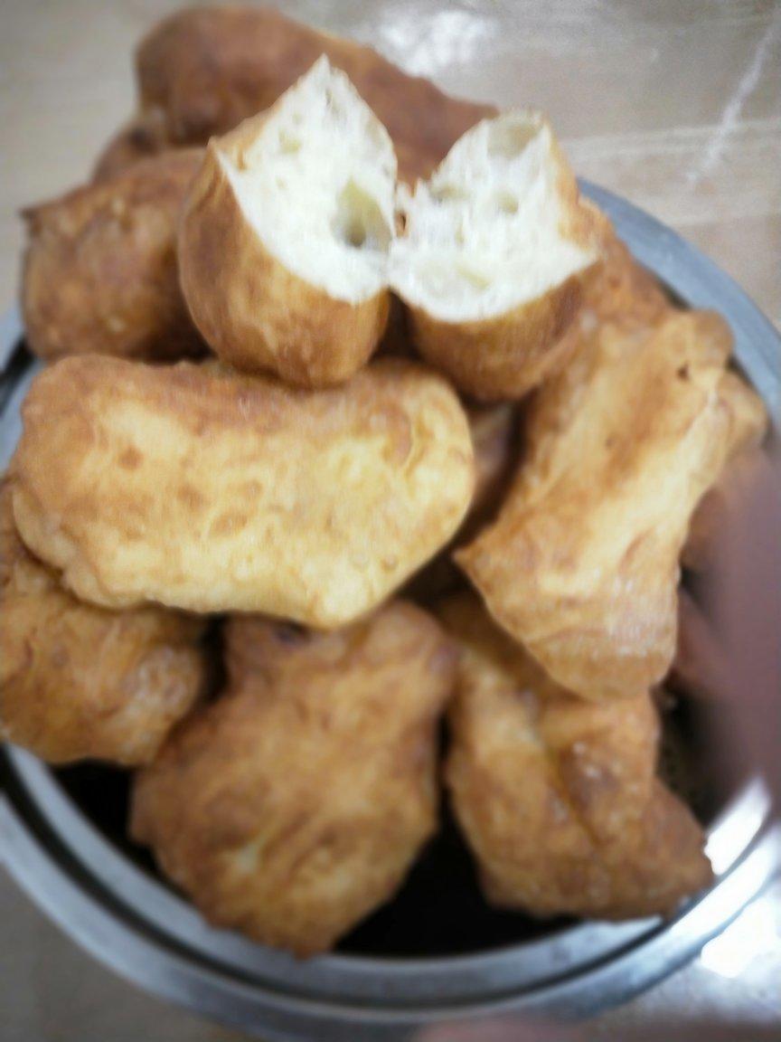自制无泡打粉油条
