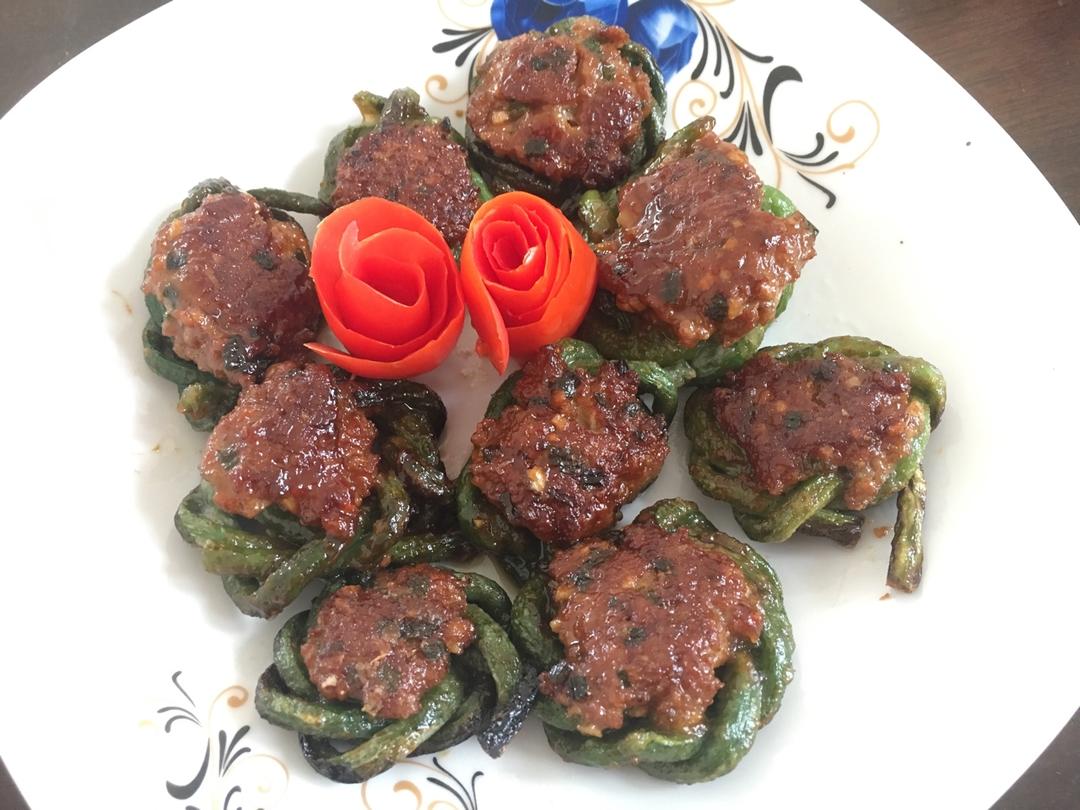 豇豆酿肉