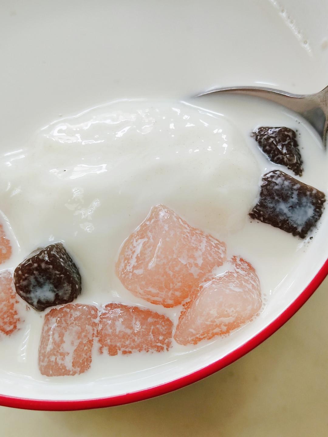 奥利奥鲜奶麻薯