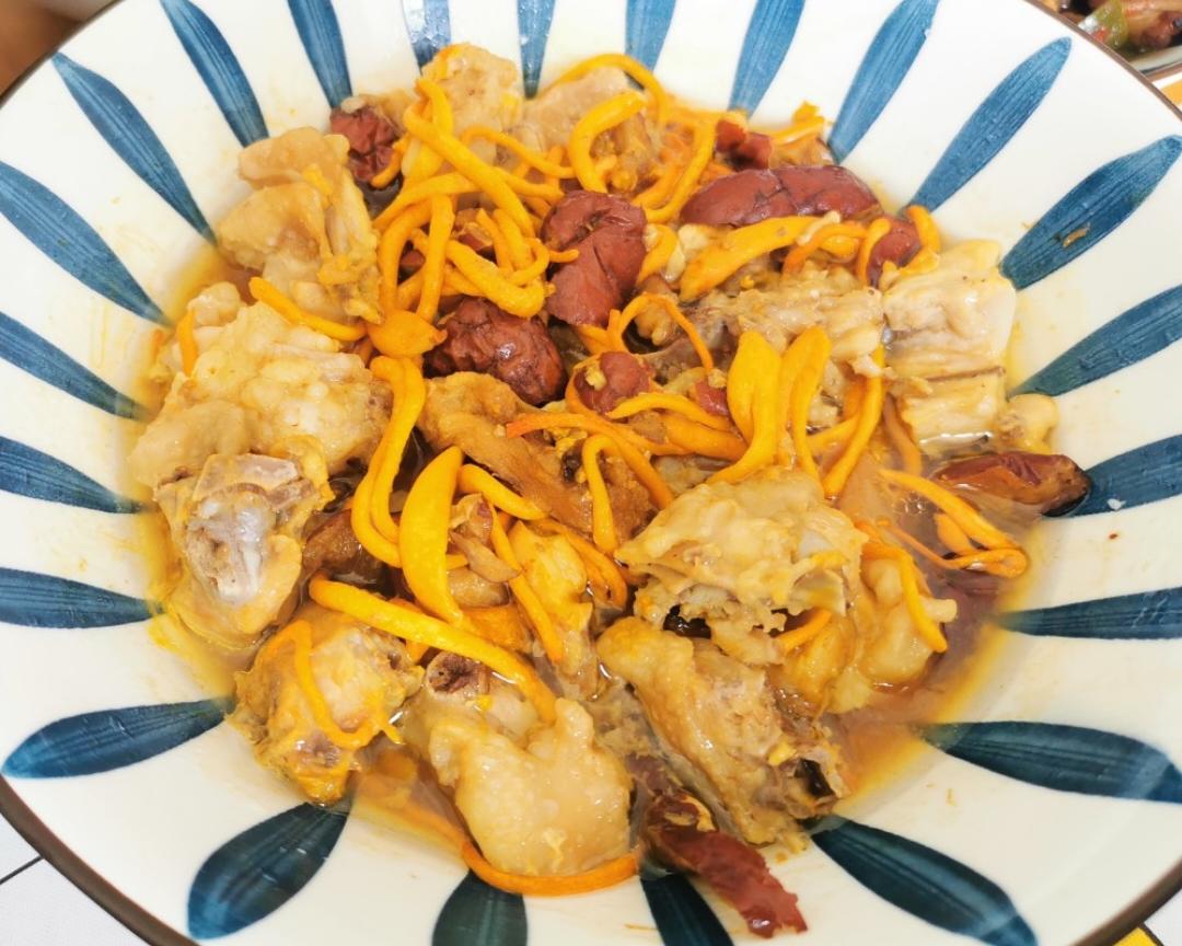 虫草花蒸鸡的做法