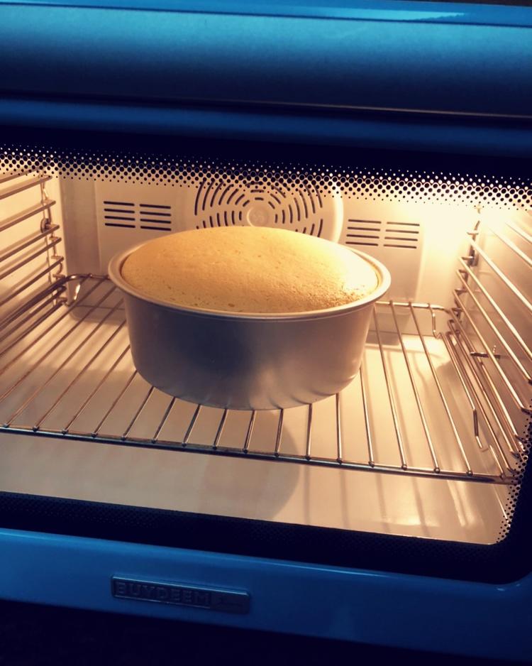 超好记八寸戚风蛋糕（后蛋法）