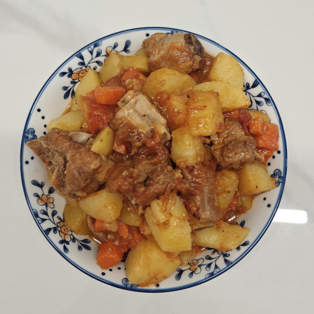土豆番茄烧排骨