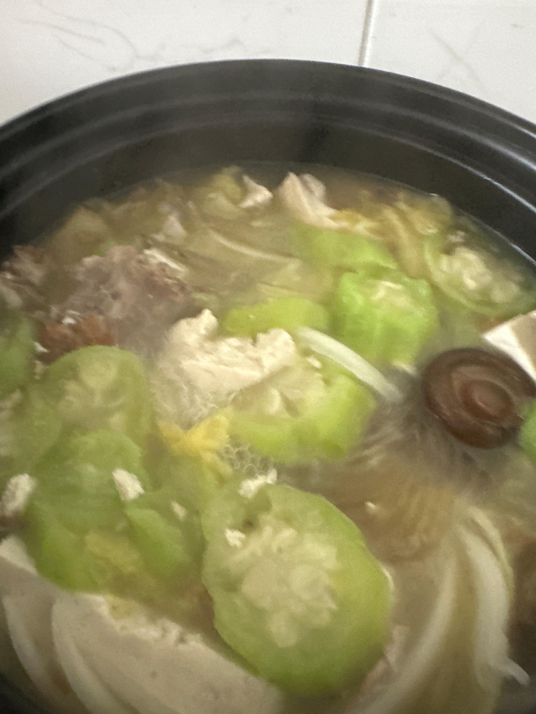 鸭架子汤+白菜豆腐粉丝