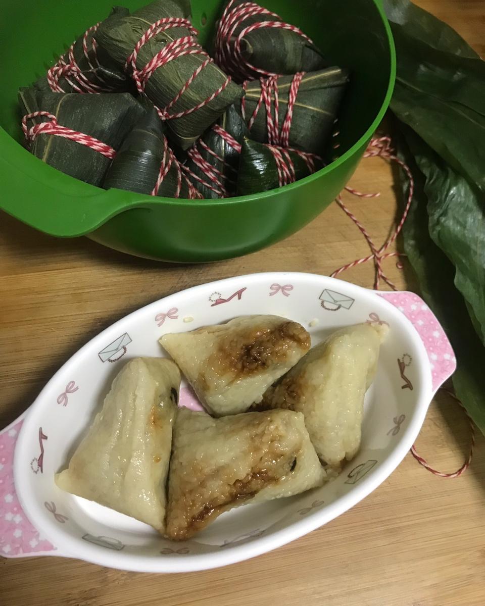 鲜肉粽子&红枣粽子（牛角包法&四角包法）