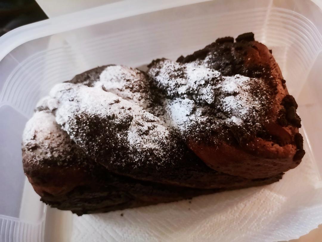 雪山巧克力吐司（巧克力奥利奥吐司面包）