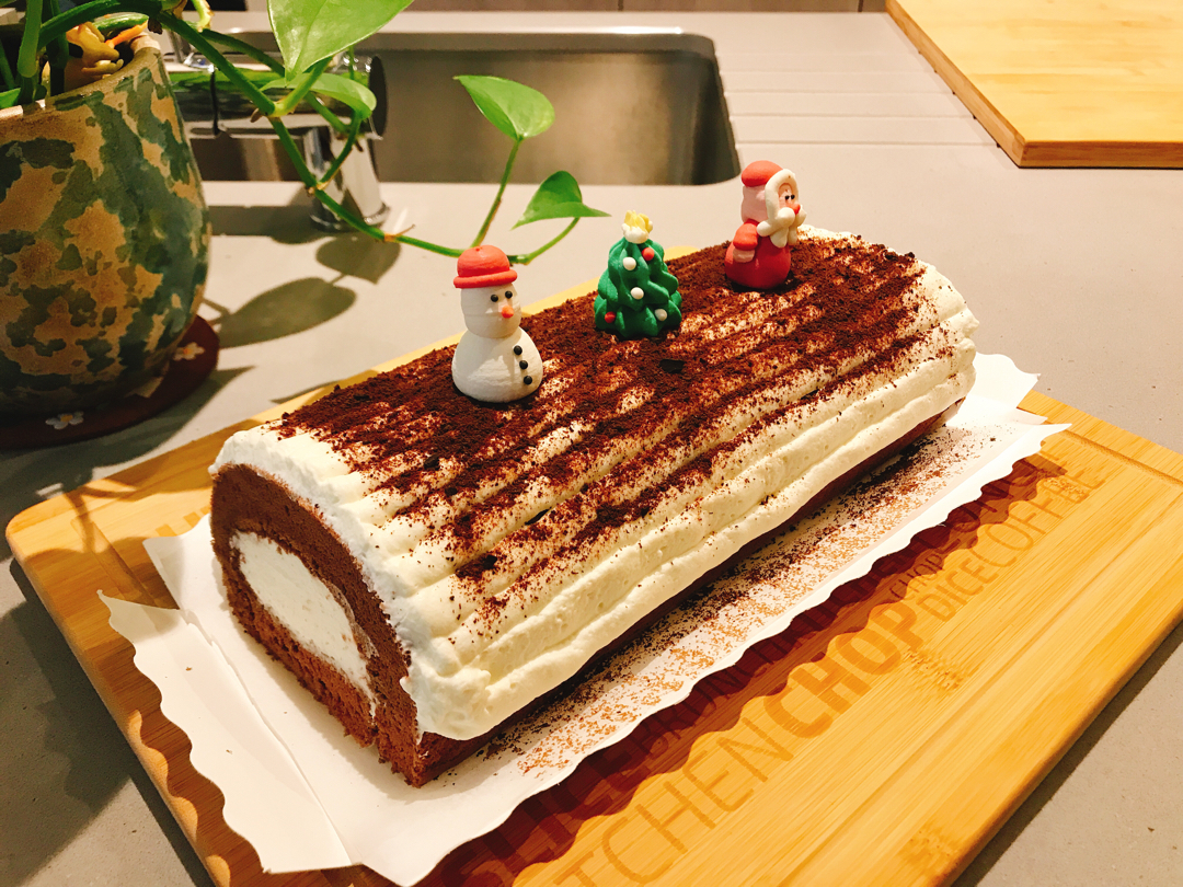 Bûche de Noël 圣诞木柴蛋糕