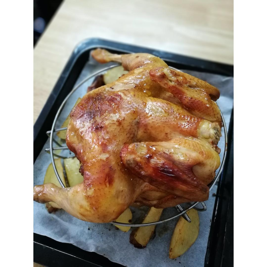 袋袋烤鸡--自制腌料+脆皮秘籍