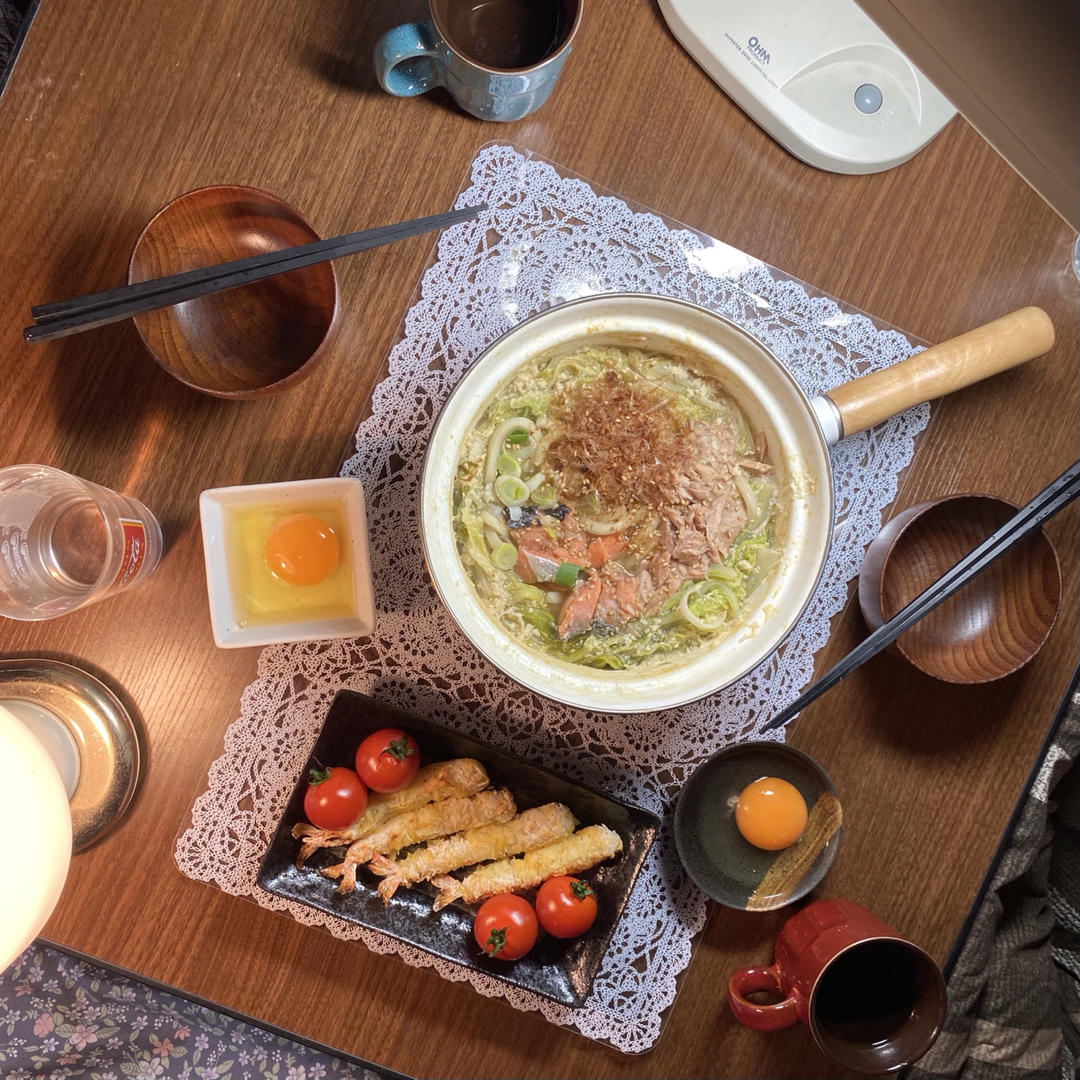 豆乳味增乌冬土锅