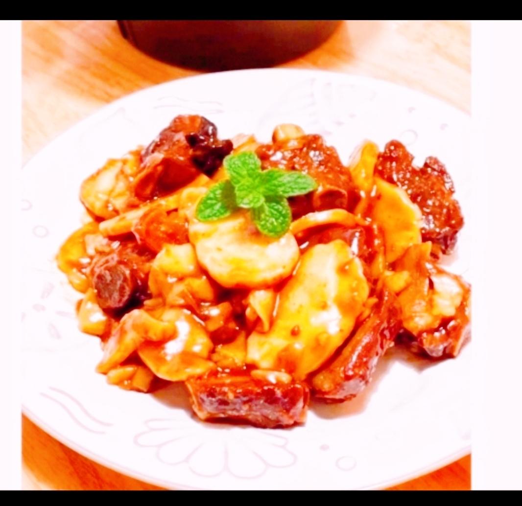 排骨炒年糕(美善品小美食谱)的做法