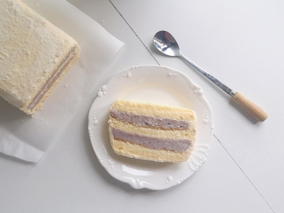 爆火手作甜品芋泥奶糕~