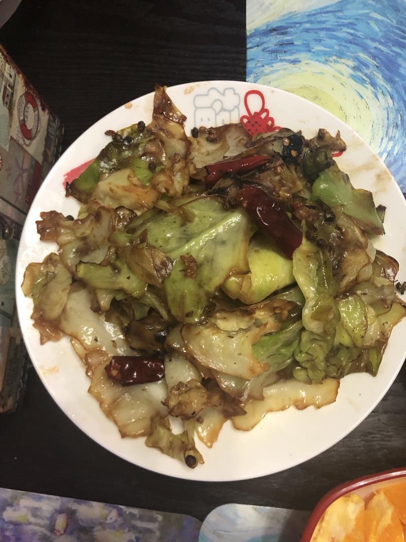 饭店版炝炒甘蓝