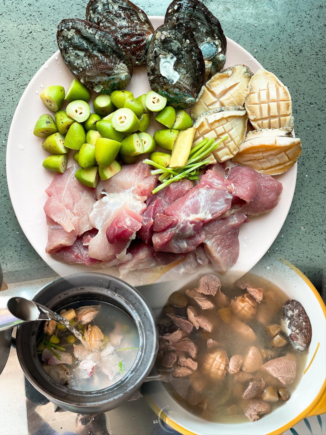 橄榄鲍鱼瘦肉汤