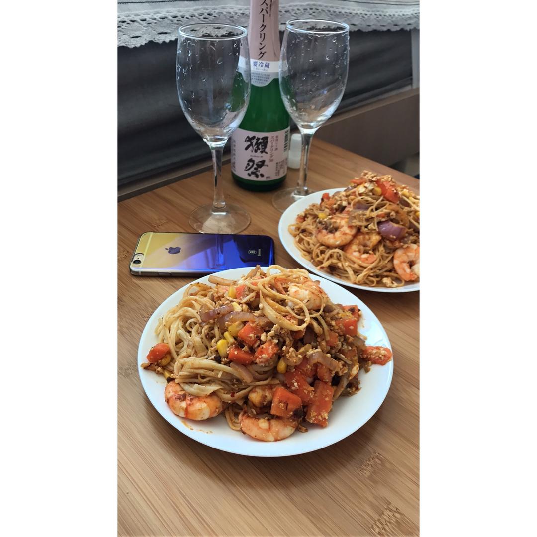 【XO酱耳光炒面】