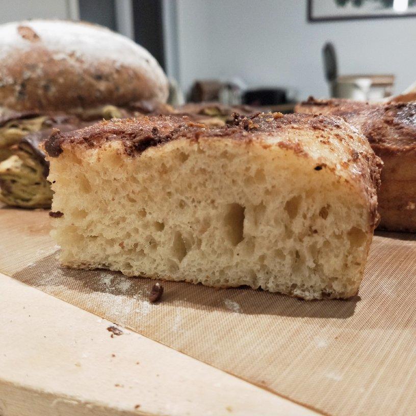 天然酵种果酱佛卡夏（附poolish酵头版）