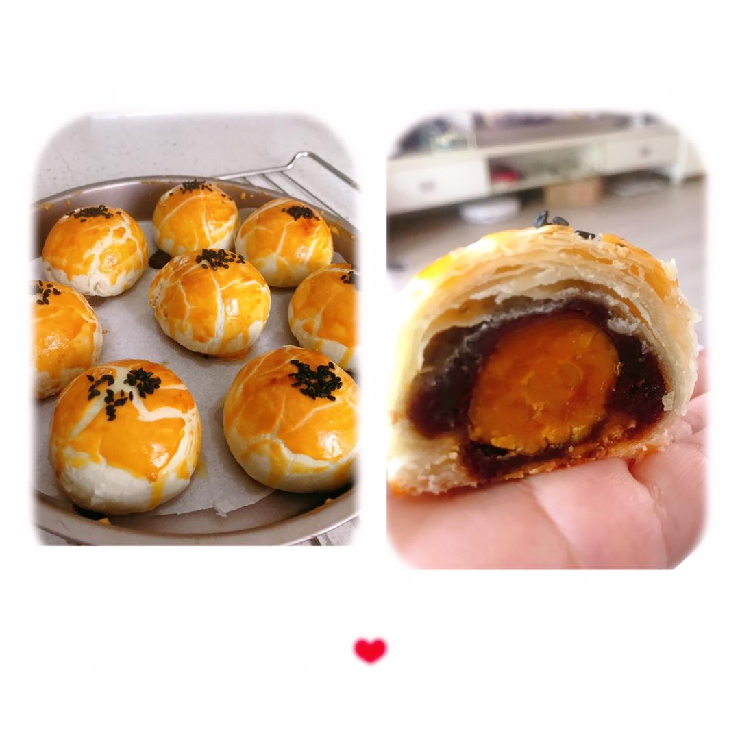 免揉免松弛超快手不破酥不混酥的蛋黄酥—新手一看包会