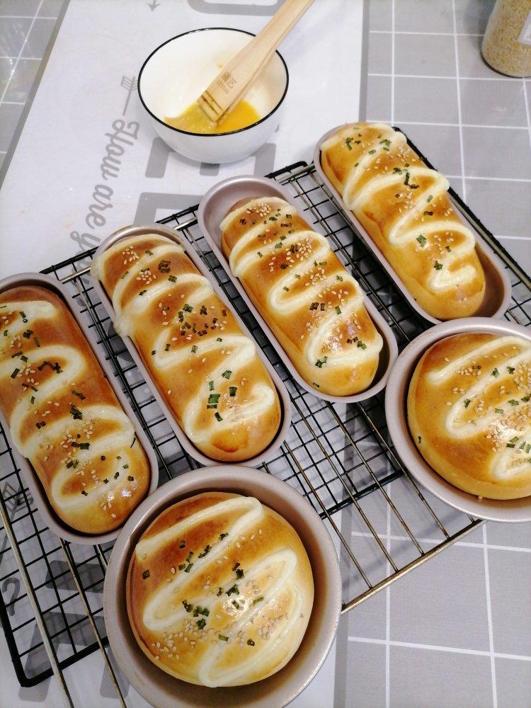 火腿肠早餐面包（一次发酵法）