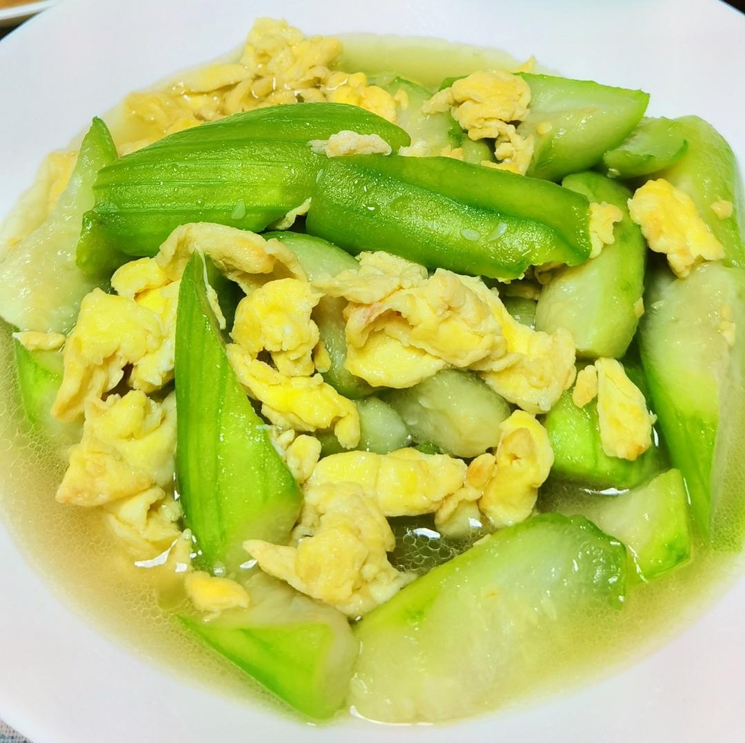 丝瓜炒鸡蛋5分钟夏日防暑快炒
