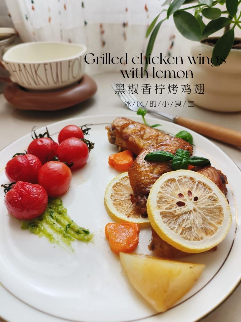 好吃到舔手指的🍋柠檬蒜香烤鸡翅-「家庭版」