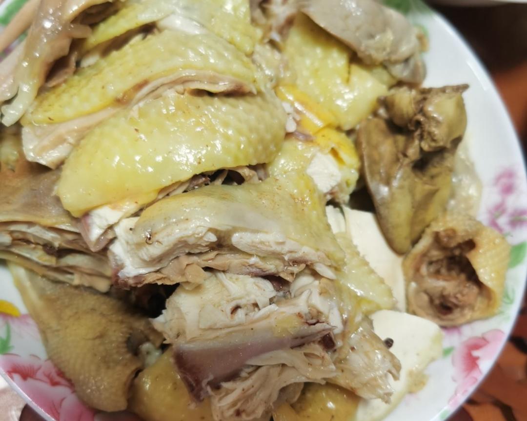 超嫩姜葱白切鸡