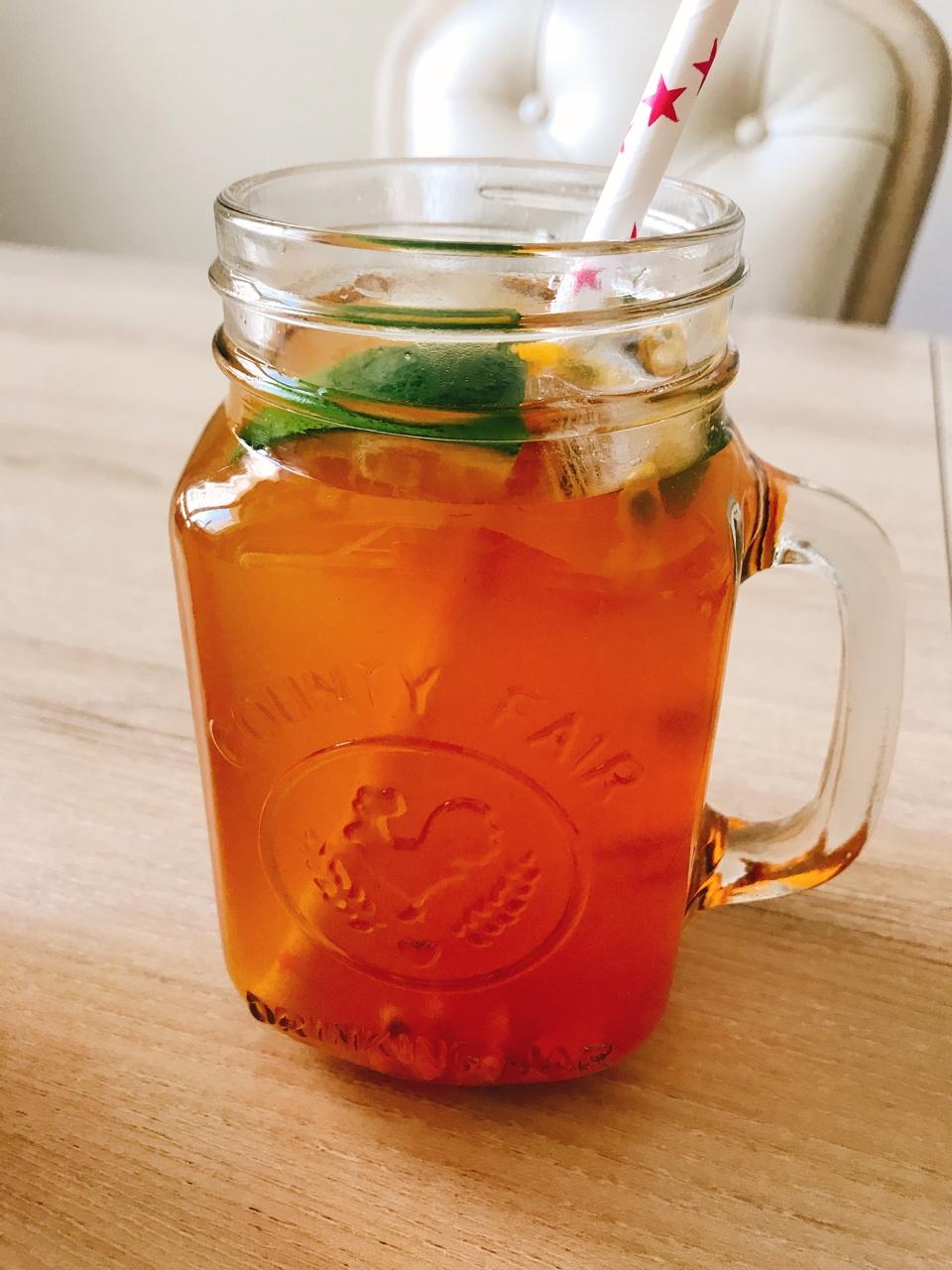 百香果青柠蜂蜜红茶