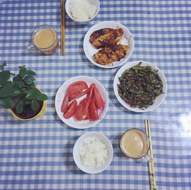 榄菜肉末四季豆