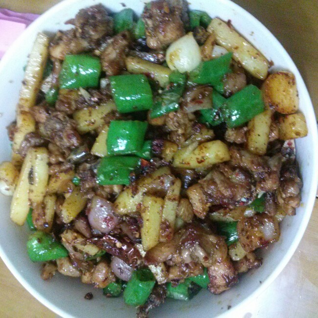 麻辣干锅兔