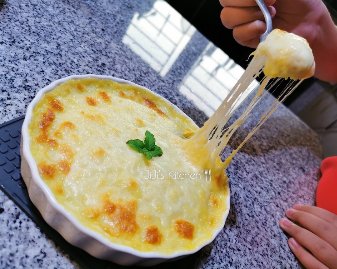 奶香芝士焗红薯/地瓜/番薯的做法