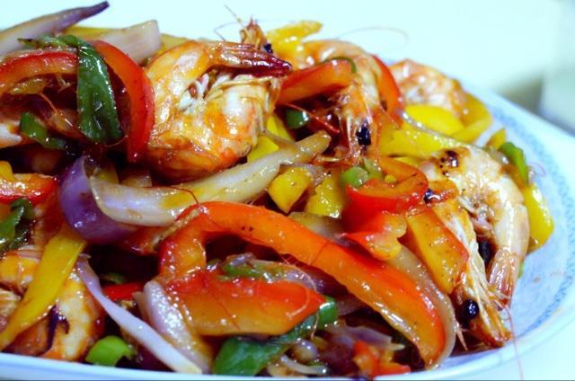 孜然大虾的做法