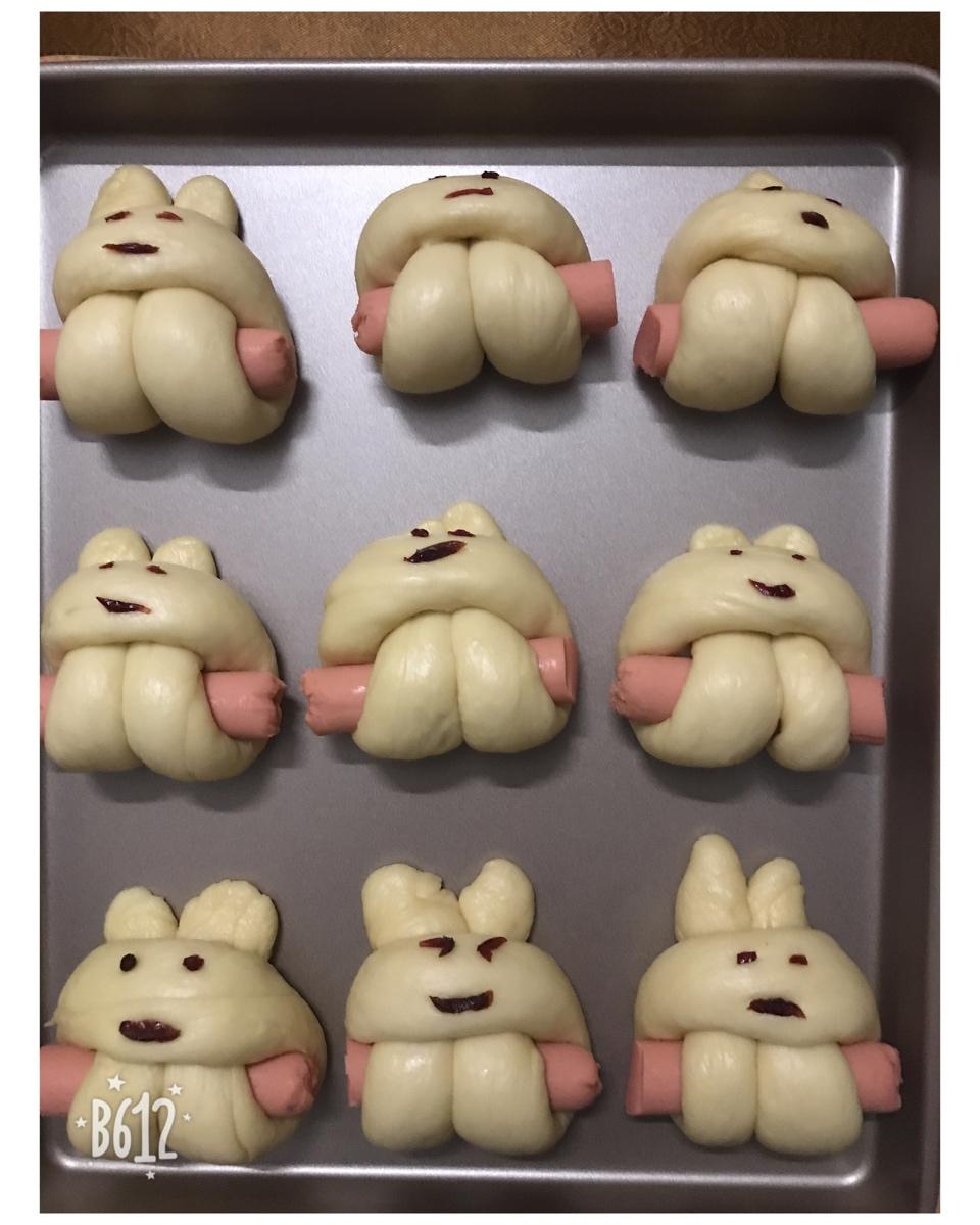 卡通兔子面包