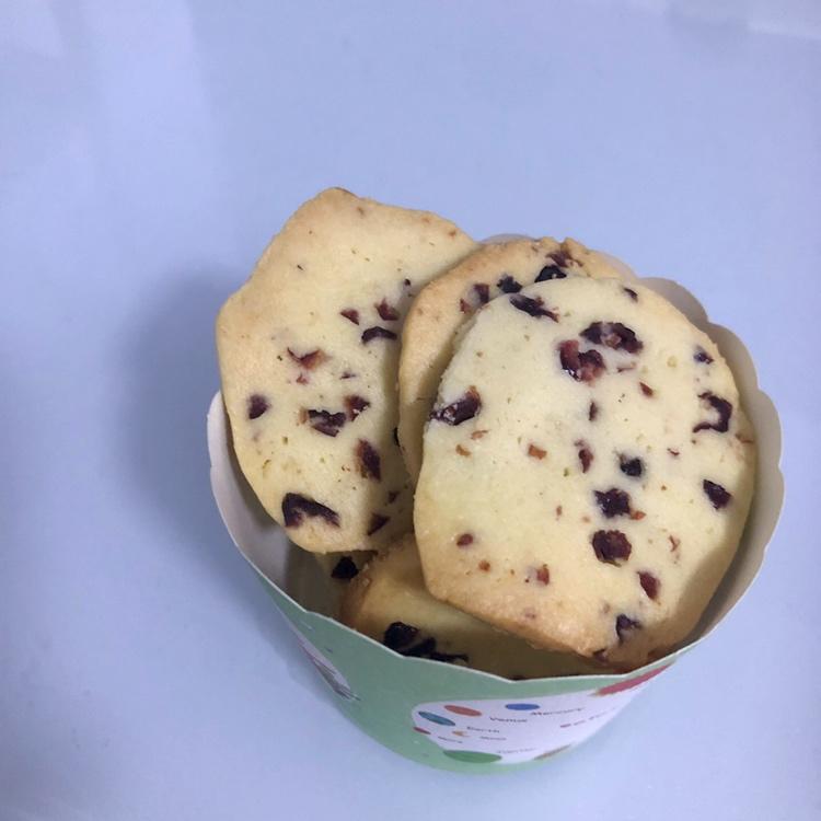 低糖少油版蔓越莓饼干