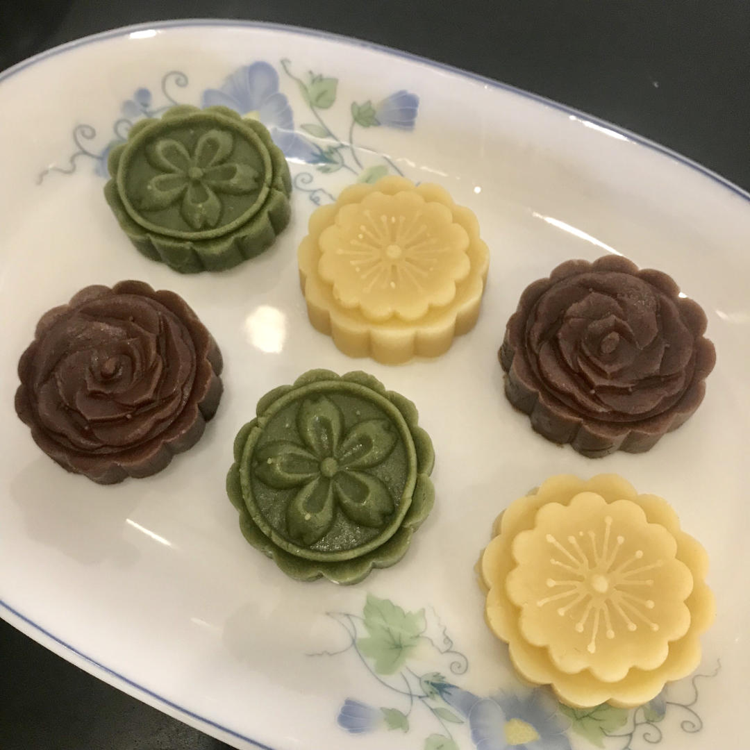 省时简易绿豆糕-免泡豆免过筛