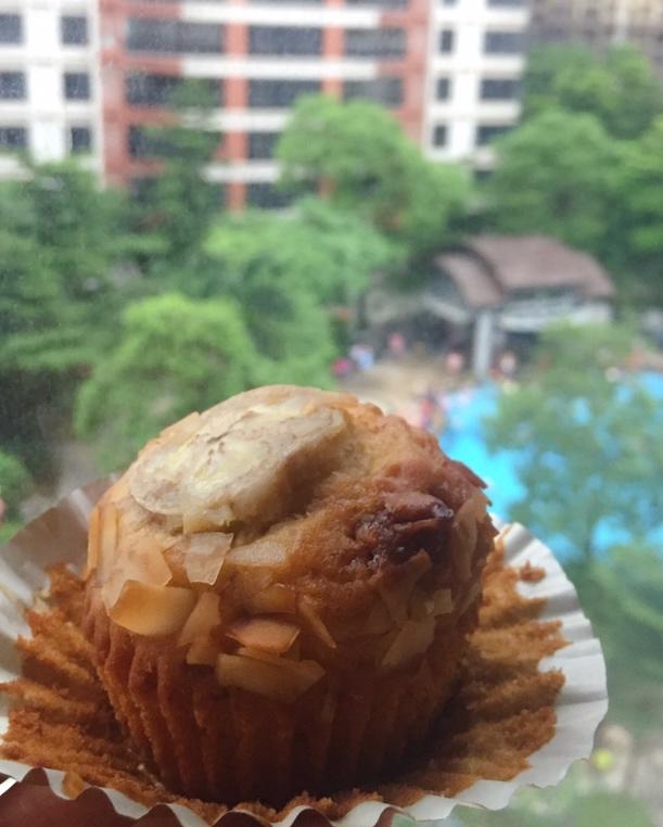 香蕉核桃纸杯蛋糕