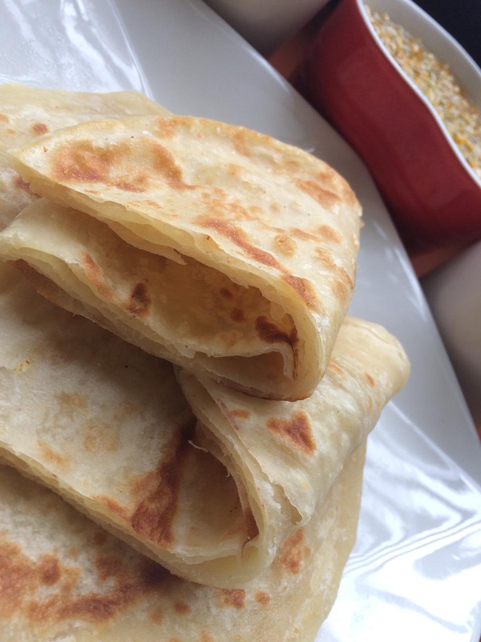 赖秀娴做的家常烙饼("出层大法"视频)