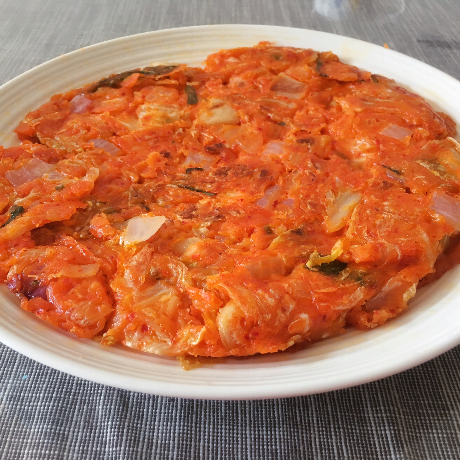 15分钟完成韩式泡菜饼／辣白菜饼