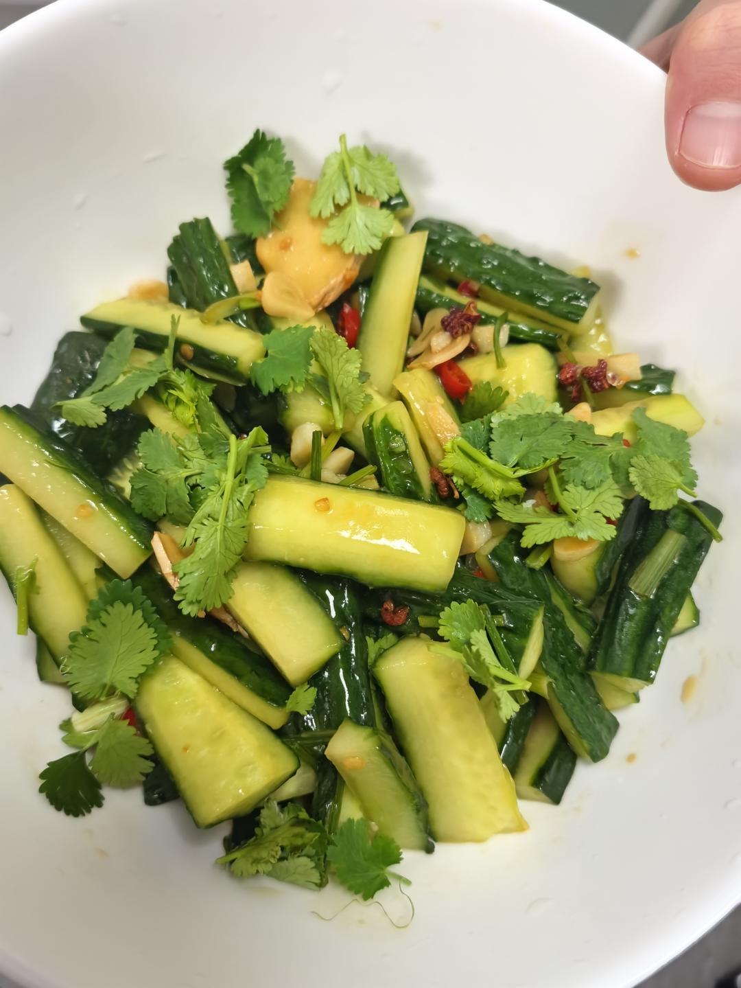 酸甜脆口的腌黄瓜