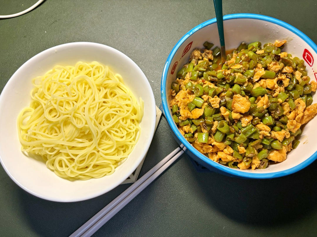 豆角炒蛋超级下饭菜，不好吃算我输