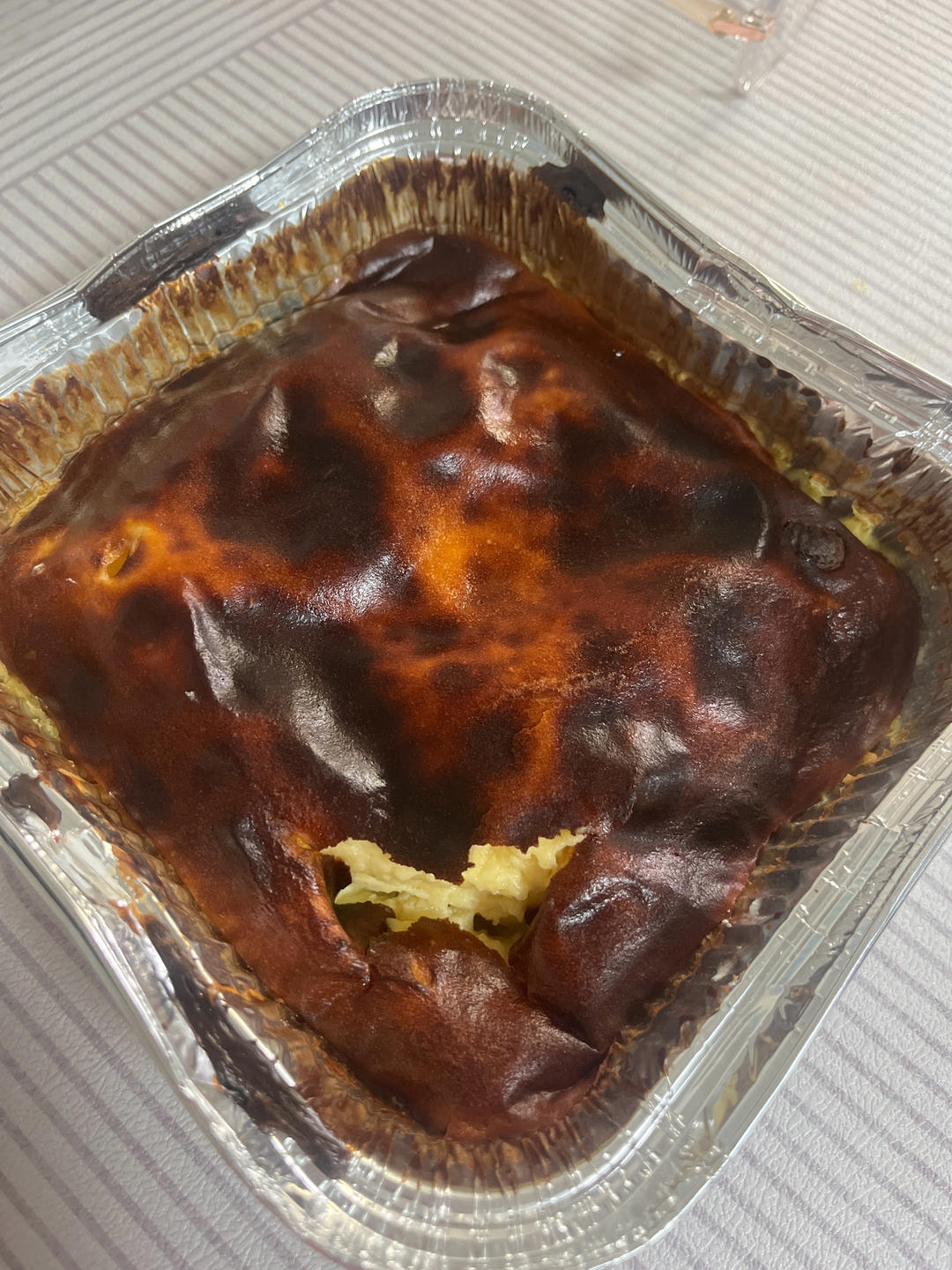 甜品～两个鸡蛋一盒酸奶超简单的空气炸锅酸奶蛋糕🔥