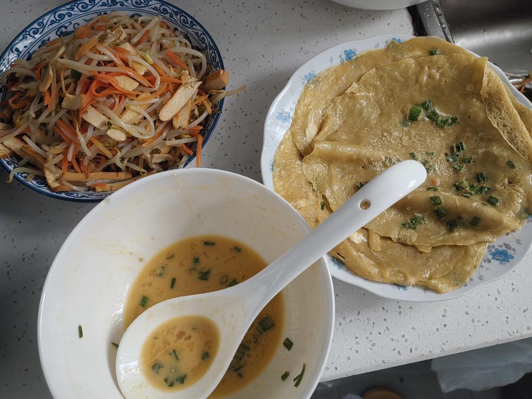 红薯淀粉鸡蛋饼
