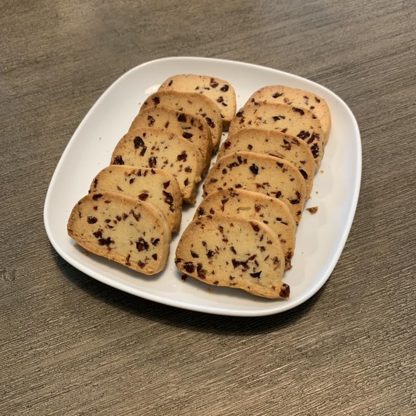低糖少油版蔓越莓饼干