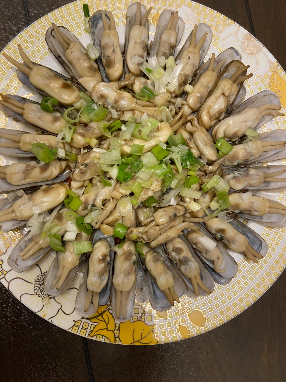 葱油蛏子