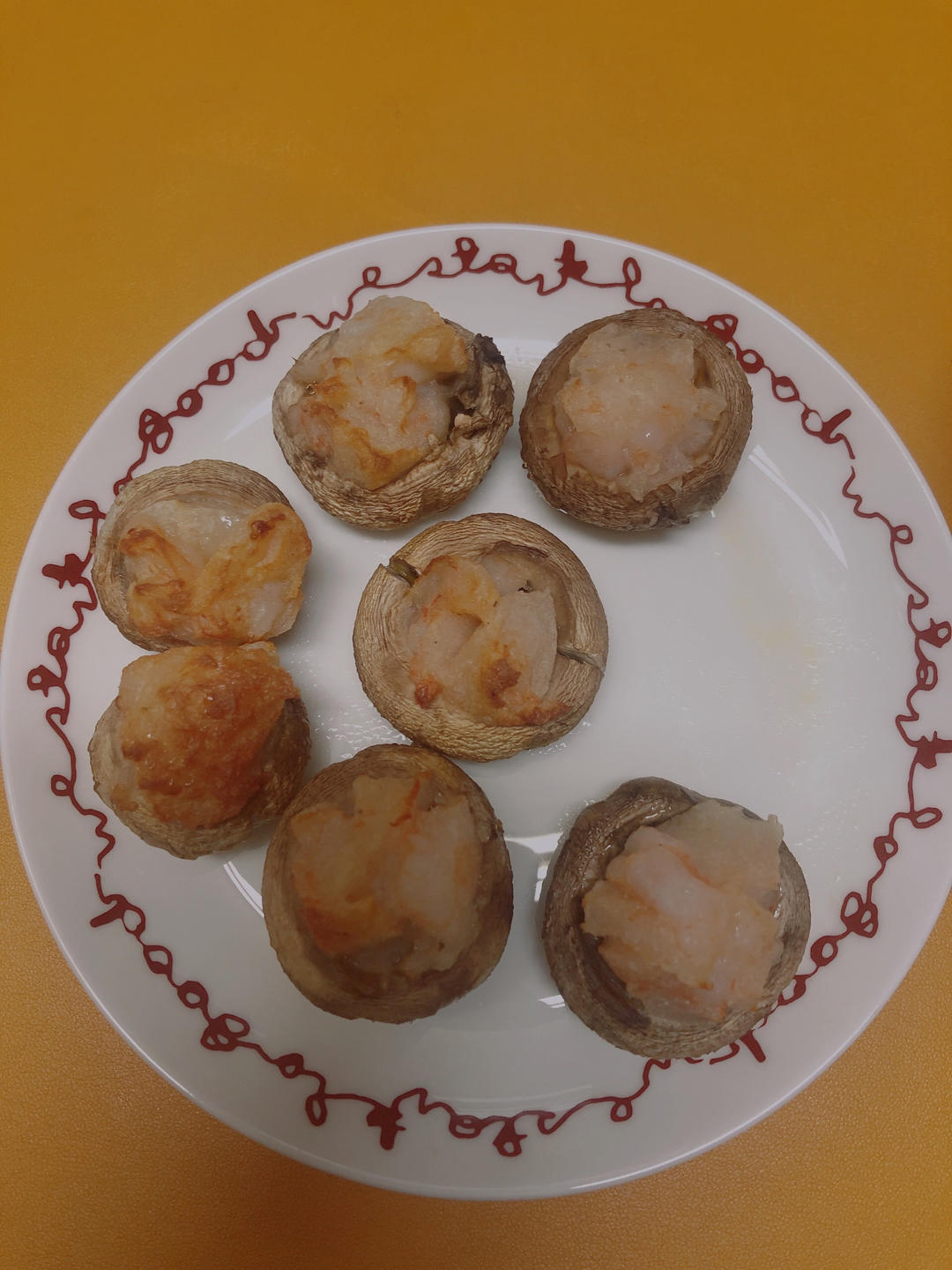 虾滑口蘑（空气炸锅版）