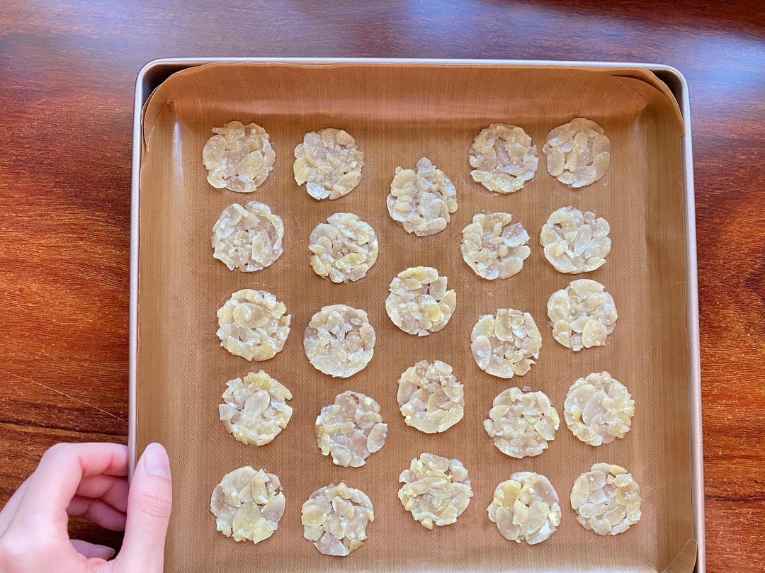 焦糖脆脆杏仁瓦片