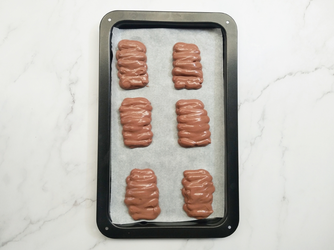 零难度❗️外脆里糯㊙️巧克力流心手指麻薯的做法 步骤9
