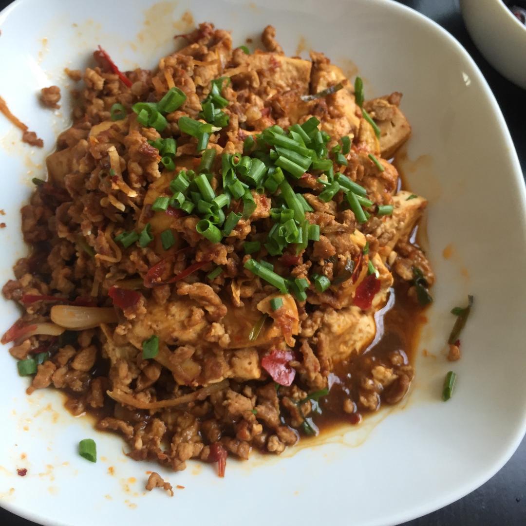 家常红烧肉末豆腐