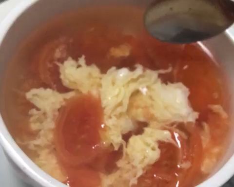 柿子鸡蛋汤的做法