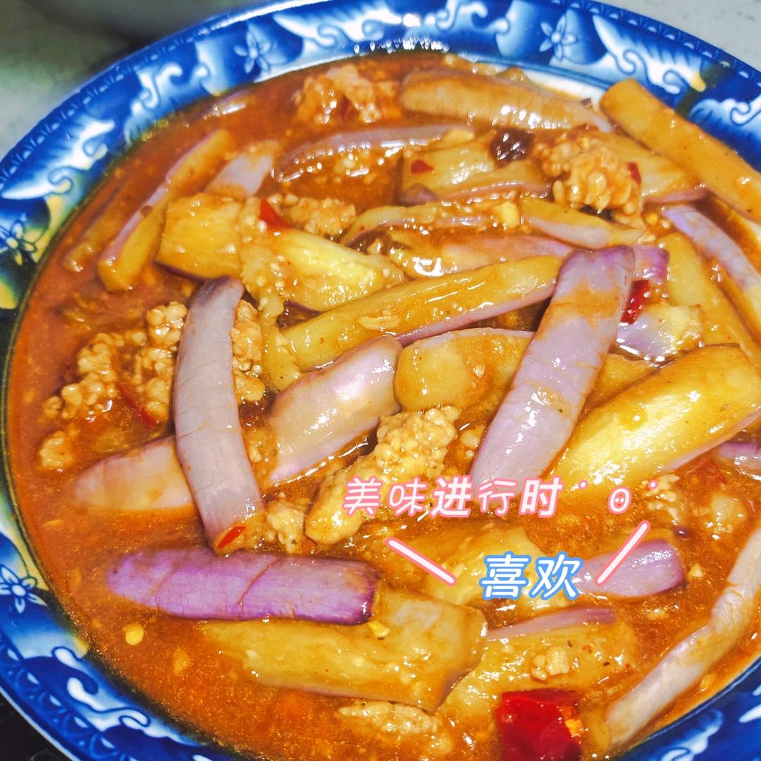 红烧肉沫茄子