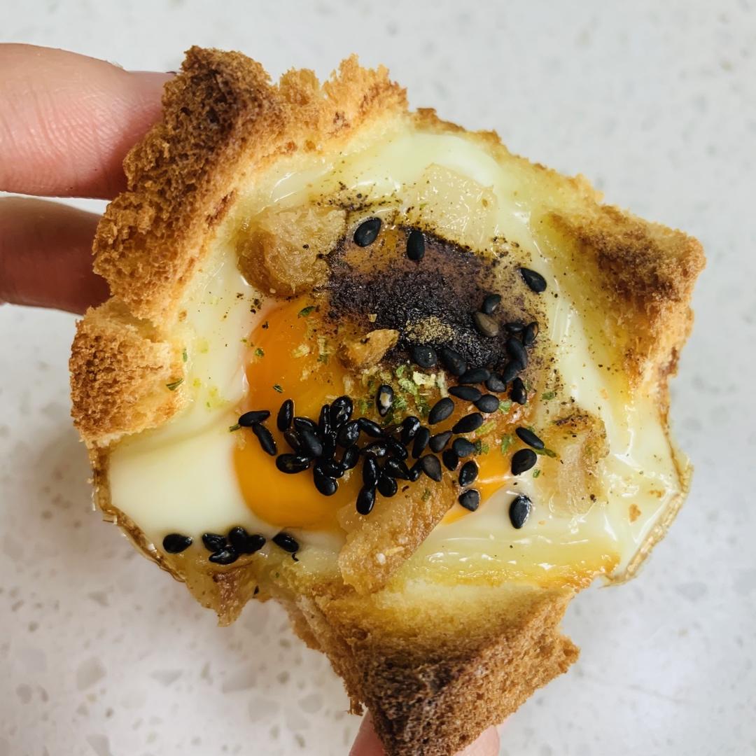 🍮『超适合减脂期的甜点』吐司鸡蛋杯