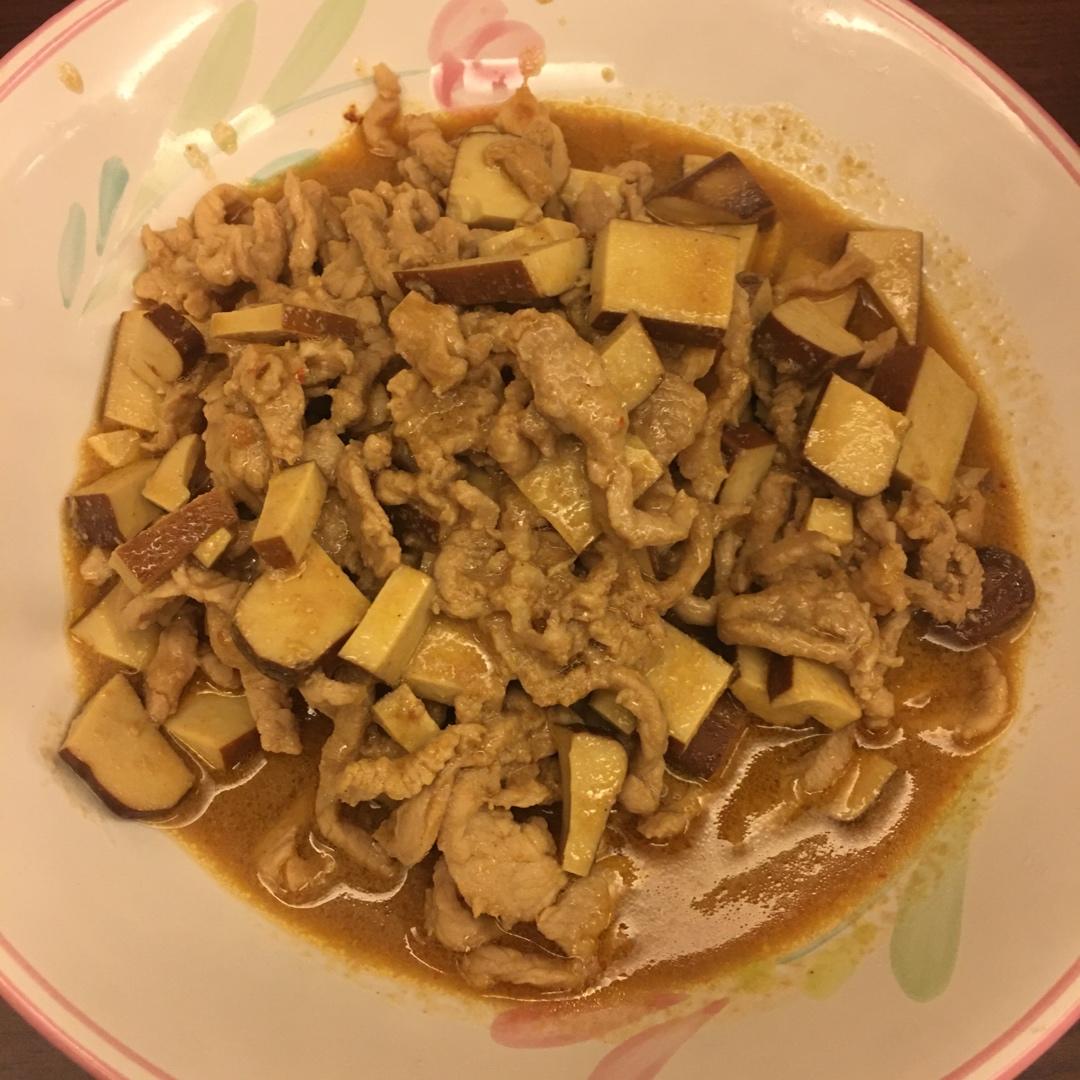 青椒肉丝炒香干