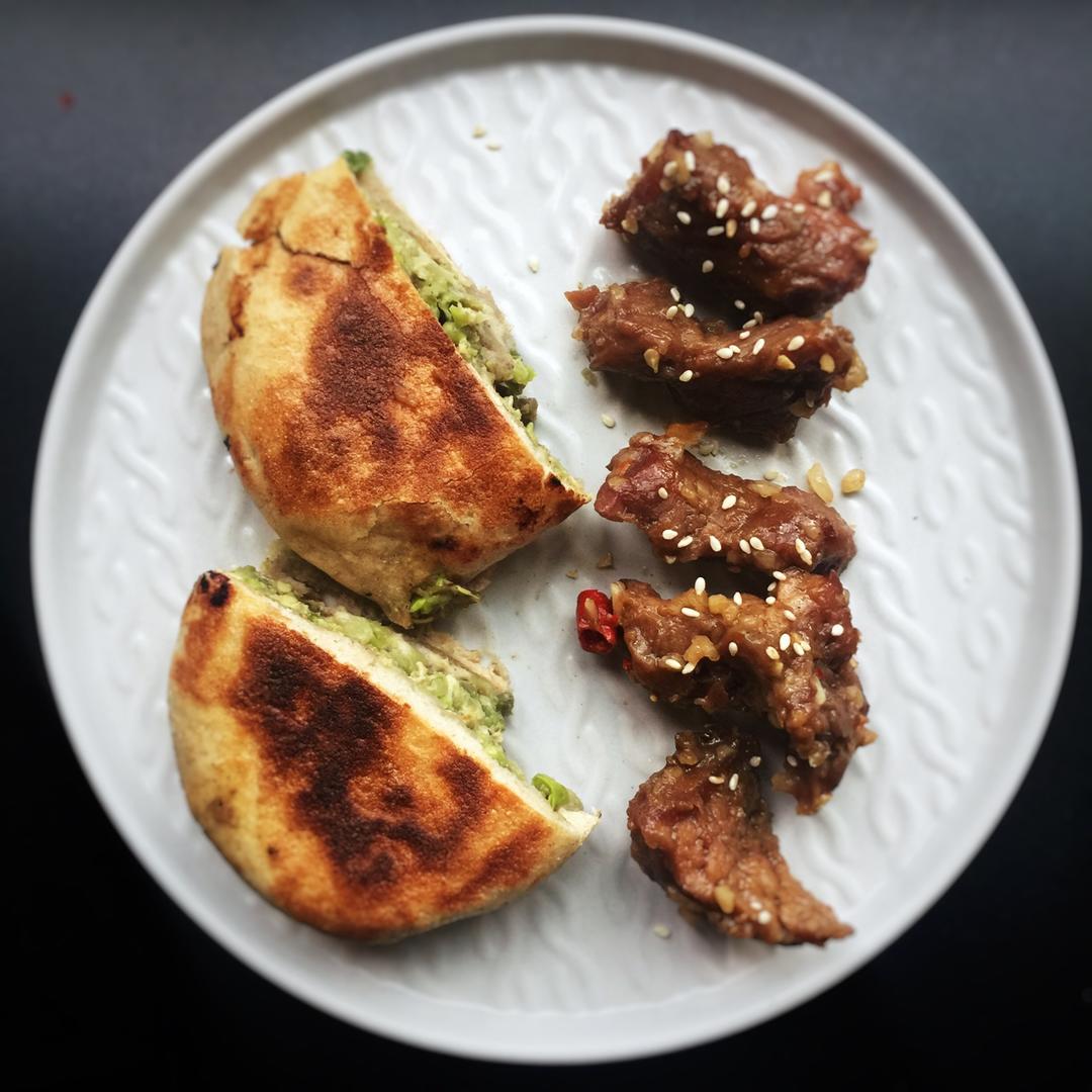 尖椒茄子馅饼